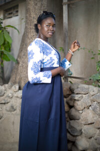 Robe longue motifs floraux