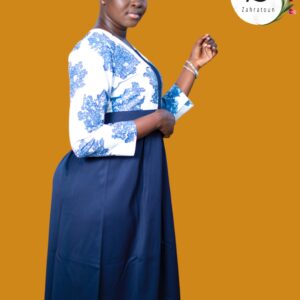 Robe longue motifs floraux