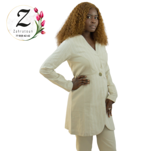 Ensemble costume et pantalon en lin