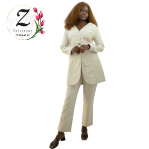 Ensemble costume et pantalon en lin