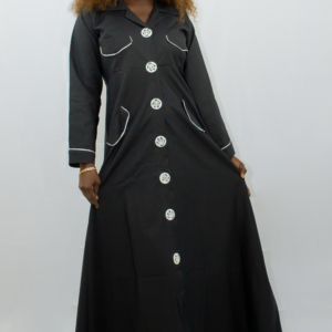 Robe longue petits pois