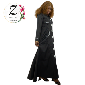 Robe longue petits pois