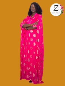 Kaftan soie brocard Dakar