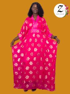 Kaftan soie brocard Dakar