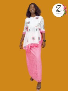 Taille Basse et jupe brodée – Dakar