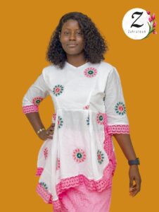 Taille Basse et jupe brodée – Dakar