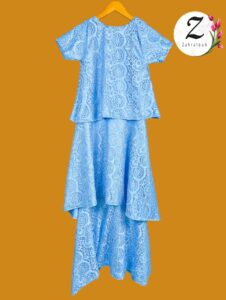 Robe Dentelle – trois volants – Dakar