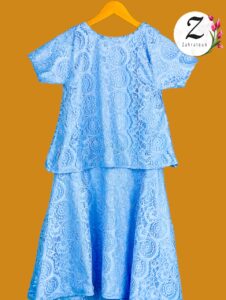 Robe Dentelle – trois volants – Dakar