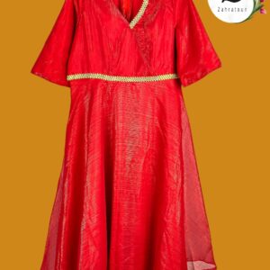 Robe mi longue soie - petite fille - Dakar