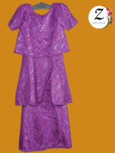 Robe Dentelle – trois volants – Dakar