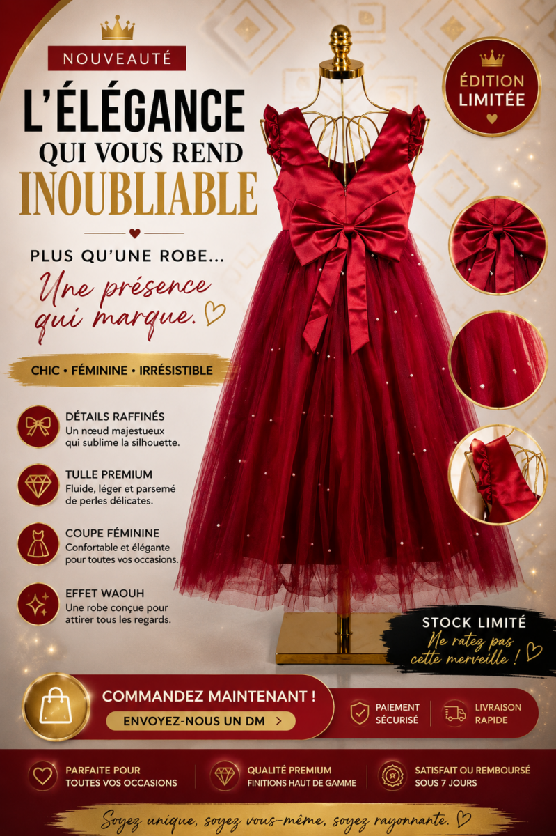 Robe Princesse Rouge
