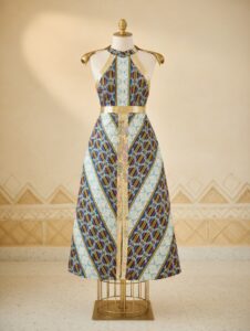 Robe africaine dos-nu Sokhna