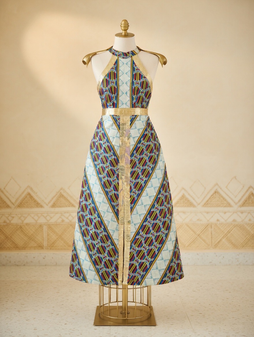 Robe africaine dos-nu Sokhna