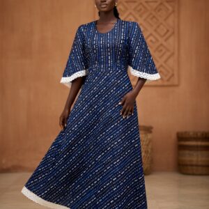 Robe wax bleue