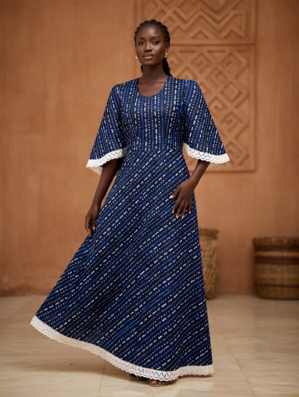 Robe wax bleue